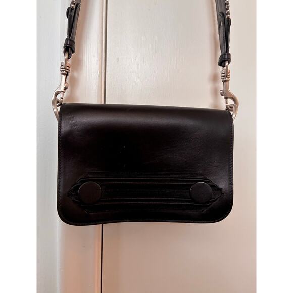 Black Leather Studded Zara Purse - Picture 4 of 9